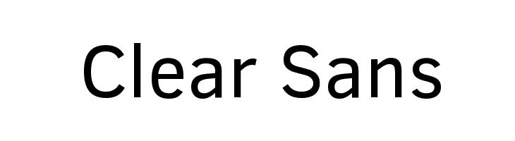 Clear Sans Font