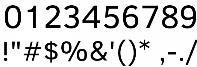 Clear Sans Schriftart Anderer Schreiben