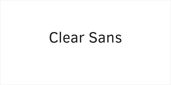 Clear Sans Logo