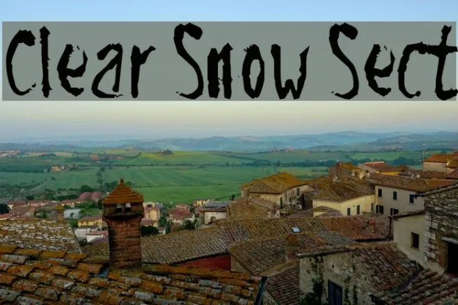 Clear Snow Sect Example 2
