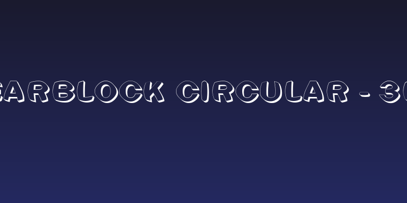Clearblock circular - 3DFX Social Header