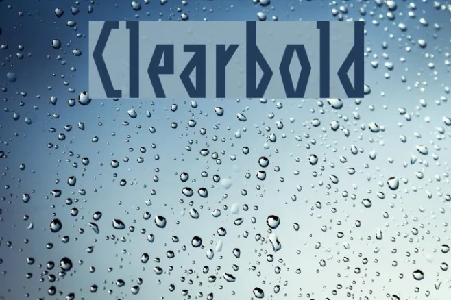 Clearbold Example 3