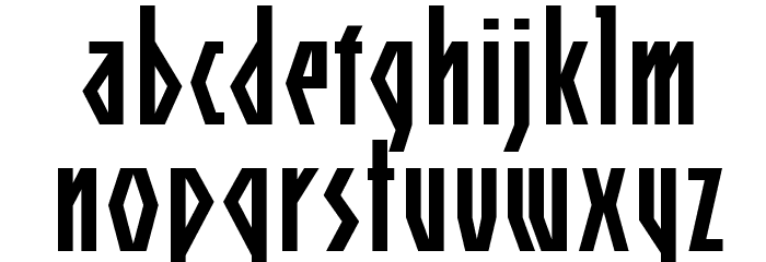 Clearbold Font LOWERCASE