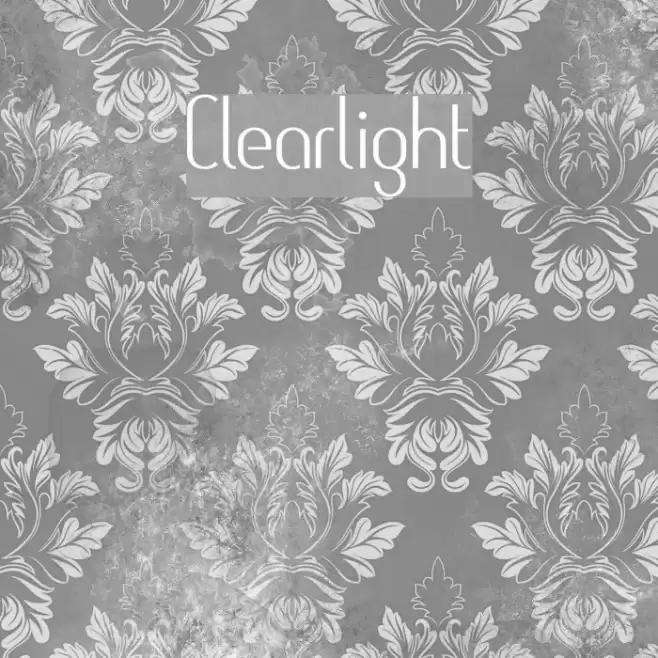 Clearlight Font examples