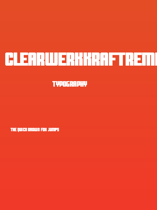 Clearwerkkraftremix Poster