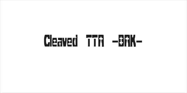 Cleaved TTR -BRK- Logo