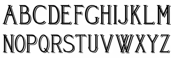 Cleaver's_Juvenia_Blocked Шрифта ВЕРХНИЙ