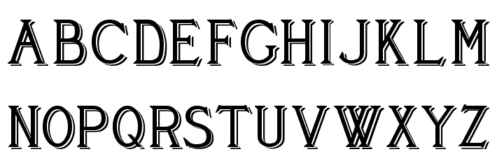 Cleaver's_Juvenia_Blocked Font LOWERCASE
