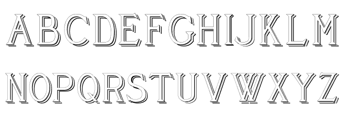 Cleaver's_Juvenia_Raised Font LOWERCASE