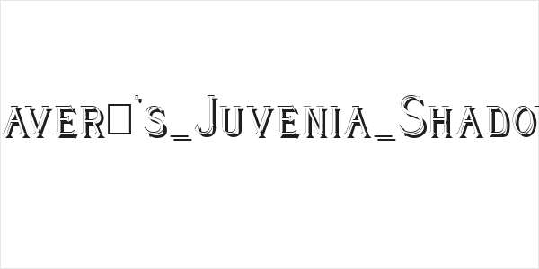 Cleaver's_Juvenia_Shadowed Logo