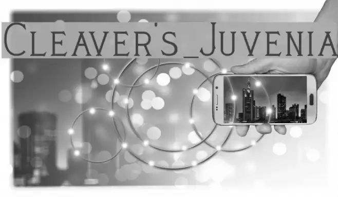 Cleaver's_Juvenia Font examples