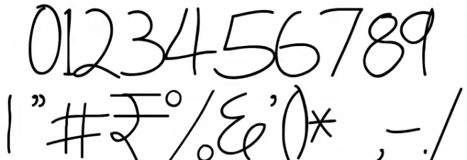 Cleavin フォント その他の文字