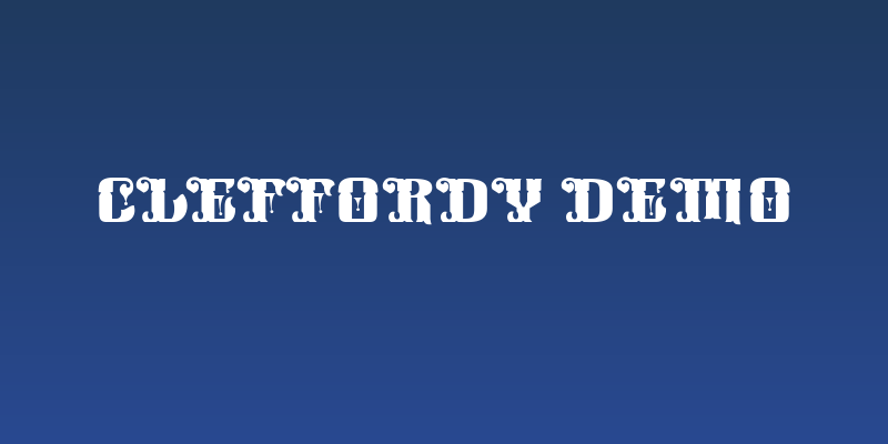 Cleffordy DEMO Social Header