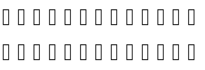 Clement Five Font LOWERCASE