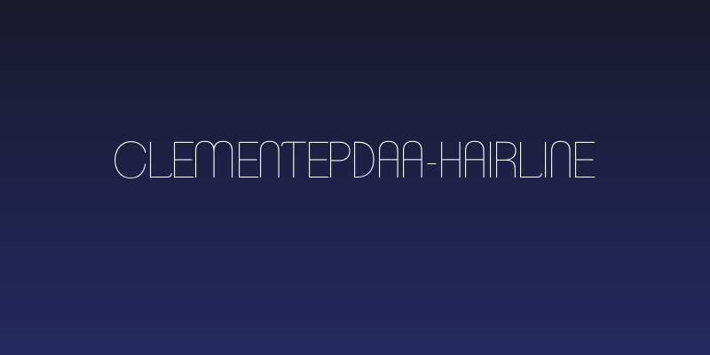 ClementePDaa-Hairline Social Header