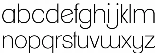 ClementePDac-ExtraLight خط أحرف صغيرة