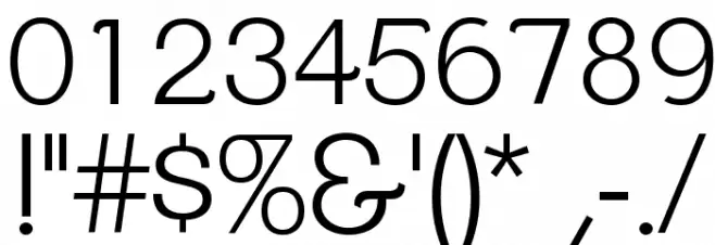 ClementePDae-Light Font OTHER CHARS