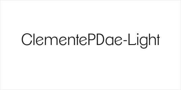 ClementePDae-Light Logo