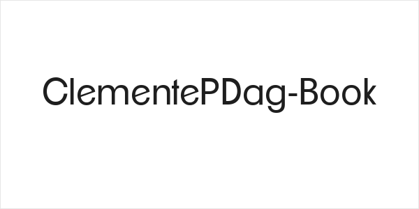 ClementePDag-Book Logo