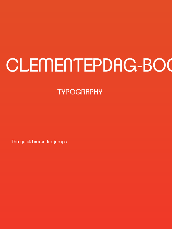 ClementePDag-Book Poster