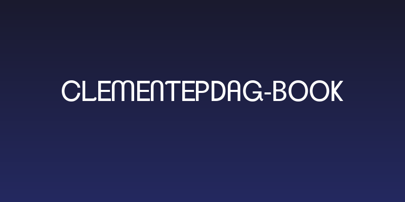 ClementePDag-Book Social Header