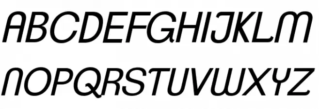 ClementePDah-BookItalic 字体 大写
