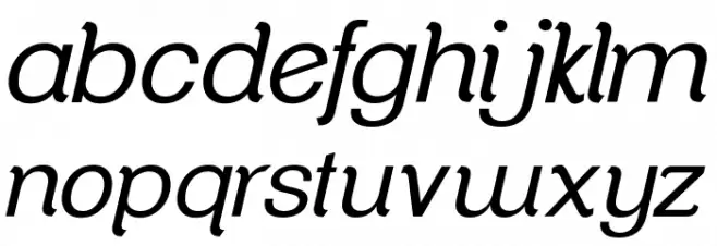 ClementePDah-BookItalic Schriftart Kleinbuchstaben