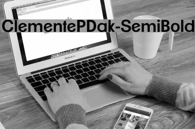 ClementePDak-SemiBold Font examples