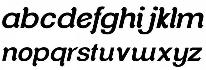 ClementePDal-SemiBoldItalic Schriftart Kleinbuchstaben