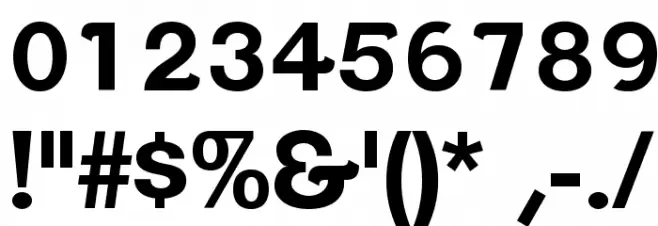 ClementePDam-Bold Font OTHER CHARS