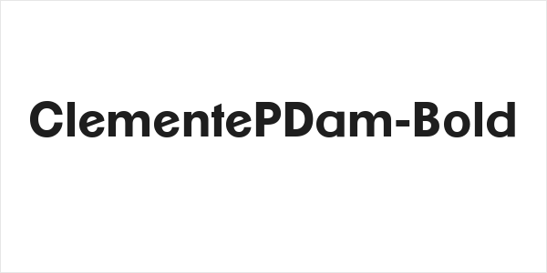 ClementePDam-Bold Logo