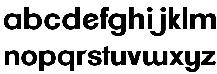 ClementePDam-Bold Font LOWERCASE
