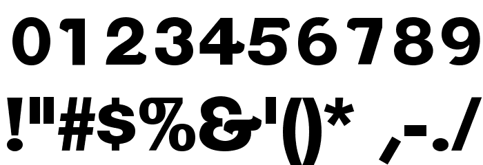 ClementePDao-Heavy Font OTHER CHARS