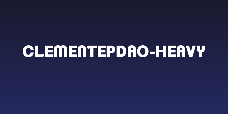 ClementePDao-Heavy Social Header