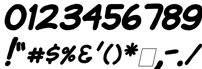 Clementine Bold Italic Font Alte caractere
