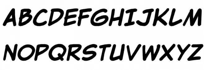 Clementine Bold Italic Schriftart Groß