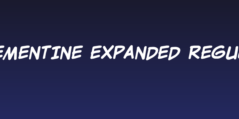 Clementine Expanded Regular Social Header