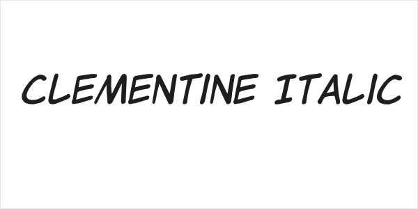 Clementine Italic Logo