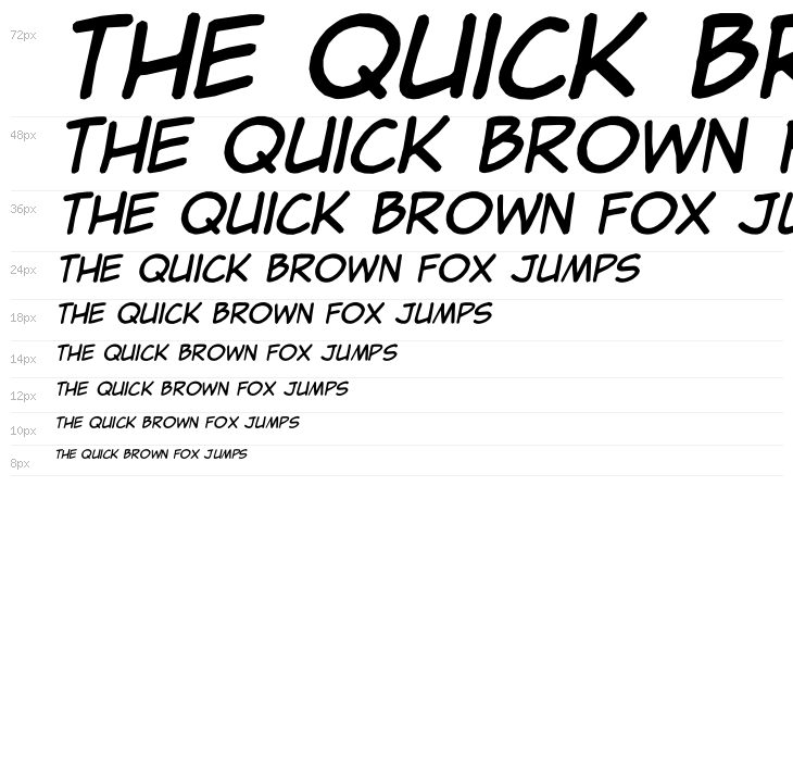 Clementine Italic Waterfall