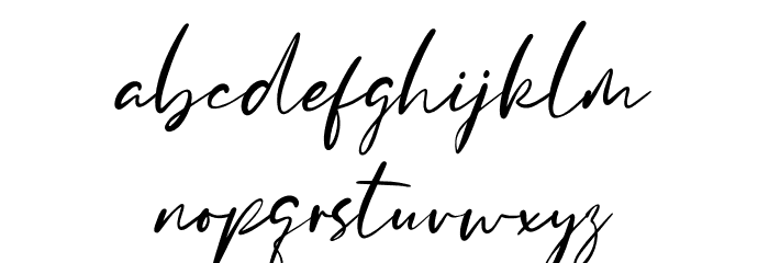 ClementineRegular Font LOWERCASE
