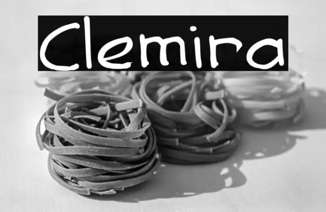 Clemira Font examples