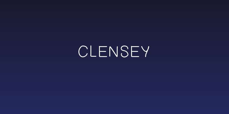Clensey Social Header