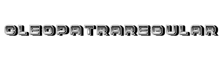 Cleopatra Regular  font caratteri gratis