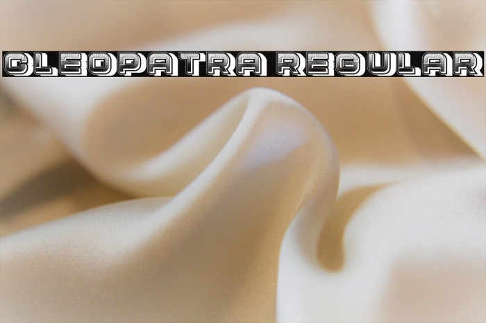 Cleopatra Regular Example 1