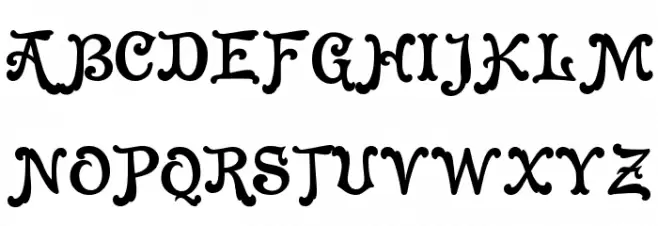 Cleopatra Font Litere mari