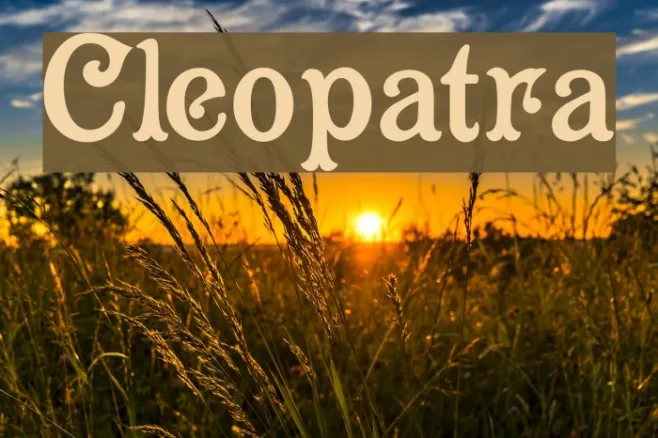 Cleopatra Example 1