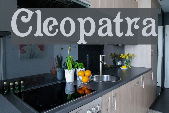 Cleopatra Font examples