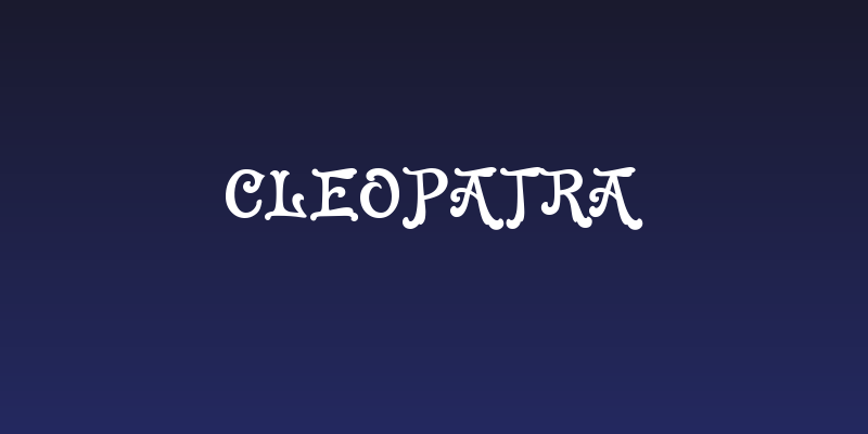 Cleopatra Social Header