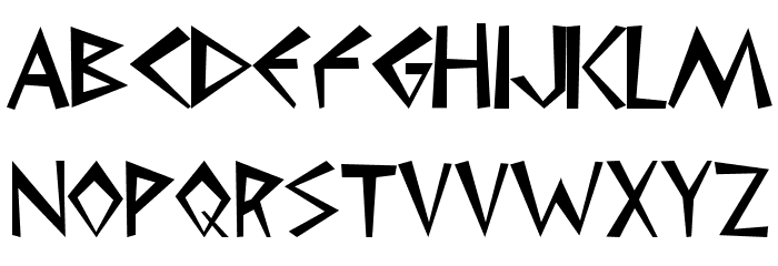 Cleopatra Font LOWERCASE