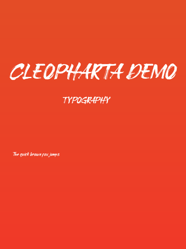 Cleopharta demo Poster